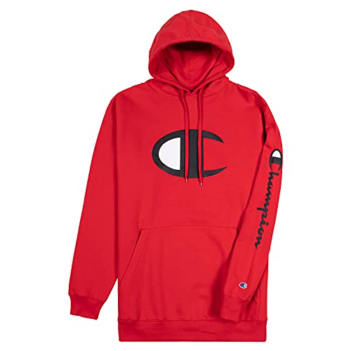 Champion Hoodie for Men Big And Tall Mens Oversized Pullover Fleece Sweatshirt