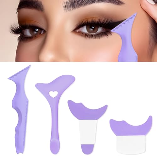 Iddfeve 4Pcs Eyeliner Stencils cover