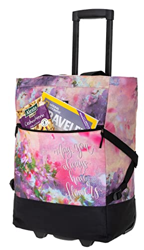 Einkaufstrolley Trolley groß Einkaufsroller faltbar Punta Wheel 35 Liter Volumen Alu Stange Schulter-Handgurte Auswahl… – Bild 7