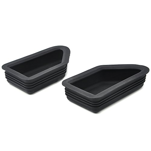 Issyzone 2014-2018 Silverado/Sierra Bed Rail Stake Pocket Covers - Rubber Stake Hole Cover for Chevy/GMC
