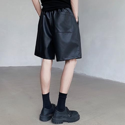 Shorts casuales de cuero para ciclismo con bolsillos miniatura 6