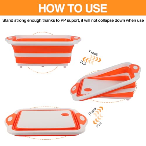 Cubeta Collapsible multipropósito de 10L para BBQ y cocina miniatura 3