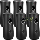 6 Pack Automatic Air Freshener Spray Dispenser Free Standing or Wall Mounted Adjustable Aromatherapy Machines for Home, Bedrooms, Bathrooms, Offices, Hotels, Airports and Commercial Places