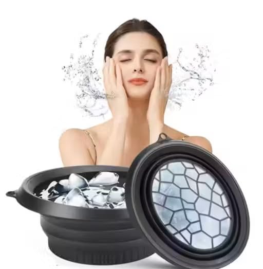 Portable Silicone Ice Bath Cup | Facial Ice Therapy Tool for Daily Skin Care 3