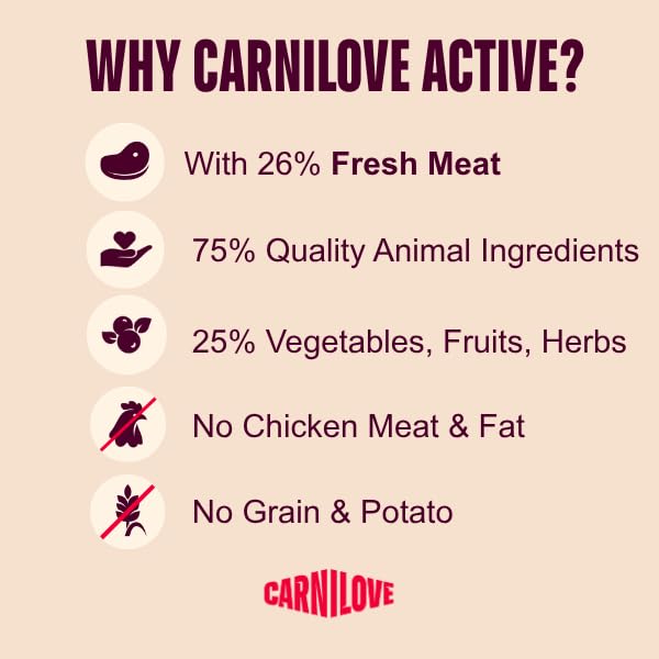 Carnilove Aktiv Lachs & Truthahn Katzenfutter 2kg