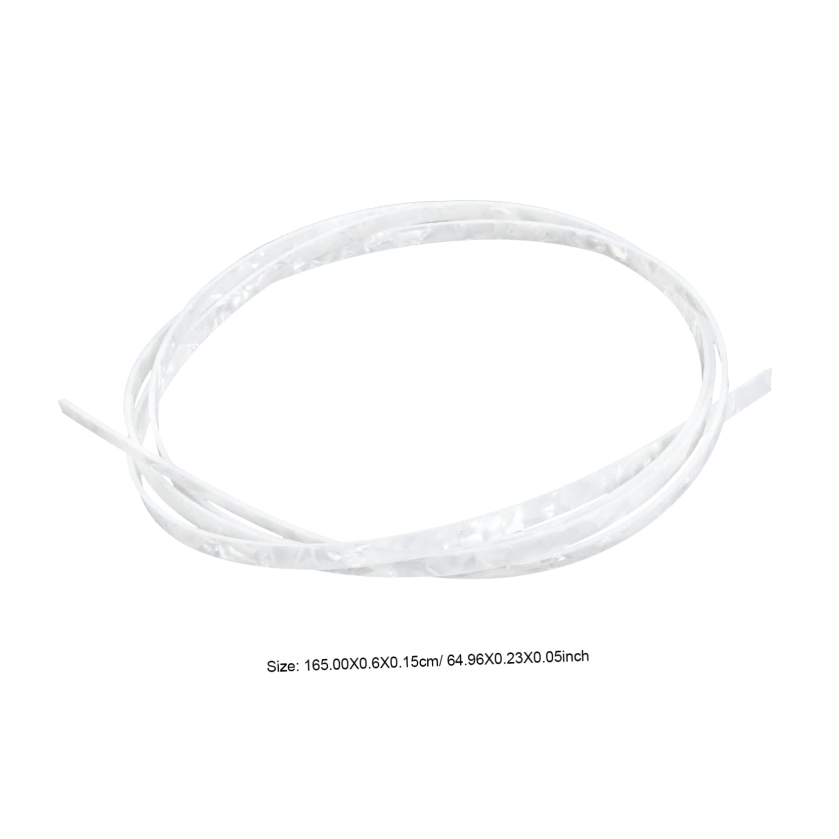 GOOHOCHY Classical Guitar Binding Guitar Decor Plastic Purfling Strip 6mm Width