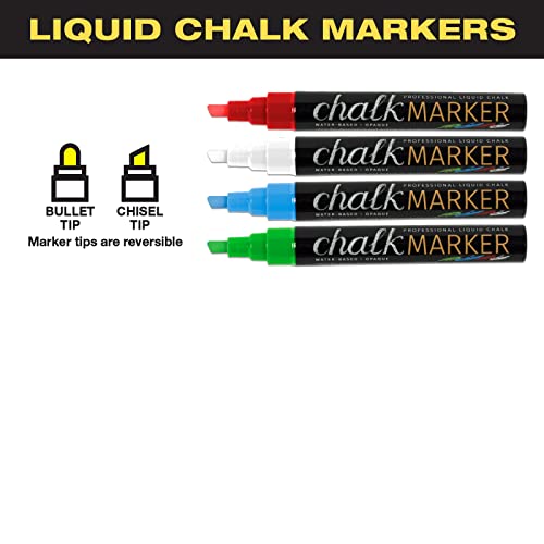 Swinging Changeable Message Sidewalk Sign: 24\" x 36\" Sign with 792 Pre-Cut Double Sided Letters and Storage Box. Includes Black Sign Board & 4 Liquid Chalkboard & Letter Board (Green Color Legs) - Thumbnail 5