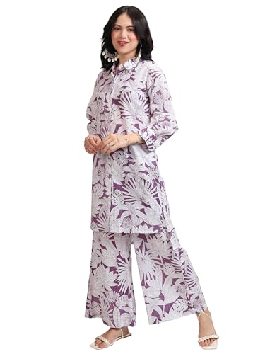 Image of Vishudh Women's Co-ord Set | Trendy Matching Set for Casual & Chic Looks | Stylish Top & Bottom Co-ord for Women