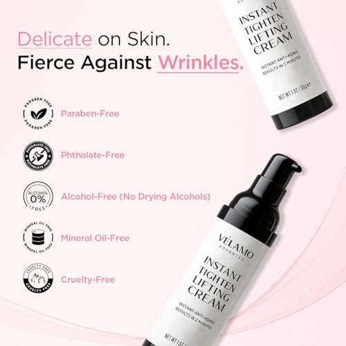 VELAMO ADVANCED Instant Eye & Face Lift Cream: Rapid Under Eye Bags Wrinkles Smile Lines Forehead Lines Remover - Temporary Firming & Tightening Treatment in 2 Minutes, 30mL - Image 7
