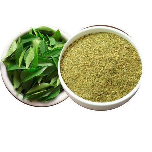Poudre de feuilles de curry séchées Orzanik l'excellence naturelle pour cheveux plus épais