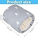 Baby Feeding Arm Pillow,Soft Cotton Bottle Nursing Arm Pillows for Newborn,Breastfeeding Pillows for More Support for Mom and Baby,Portable and Washable,Ergonomic Nursing Essentials(Grey Crown)