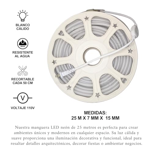 Manguera naranja para luz 24 Imagen adicional