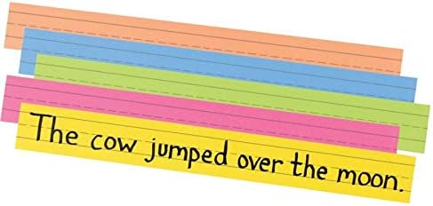 Pacon® Peacock® Super-Bright Sentence Strips, Assorted Colors, Pack Of 100