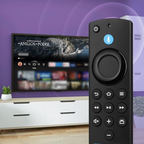 Image of TV Remote Control Replacement Compatible with Insignia Fire Series, Pioneer, Cube, Smart TV, for FireStick (4K /4K Max /Lite /2nd Gen /3rd Gen) with Voice