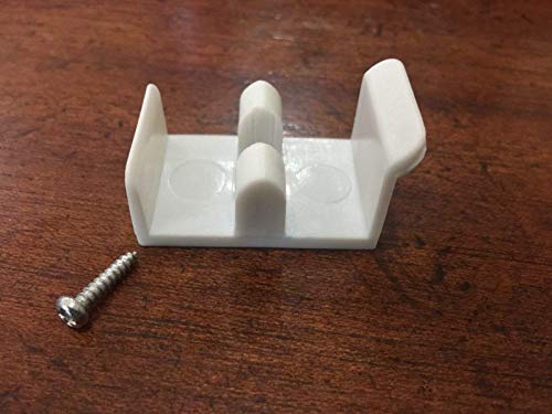 1-5/8" Jamb Guide For Glass Shower Door Used For Side Or Bottom Replacement (Pack Of 2). Please Note That It Will Not Fit All Rail-Rollers-Door, Please Refer Images 3 And 4 For Dimensions #TOP5