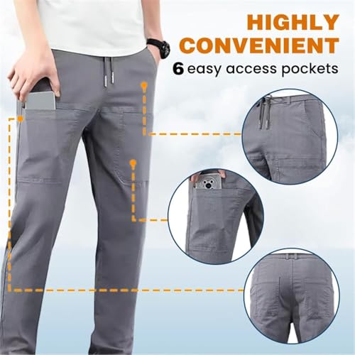 Manzera Stretch Cargo Pants, Manzera Multipants - High Stretch Multi-Pocket Durable Cargo Pants, Multi-Pocket Overalls2