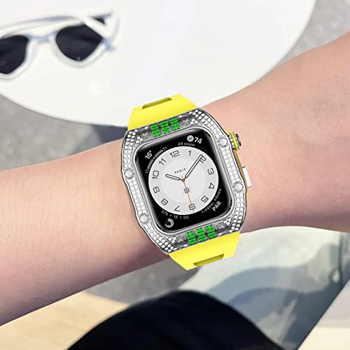 Kit de modification iWatch luxe en métal de qualité supérieure pour boîtier Apple Watch 45mm - 5
