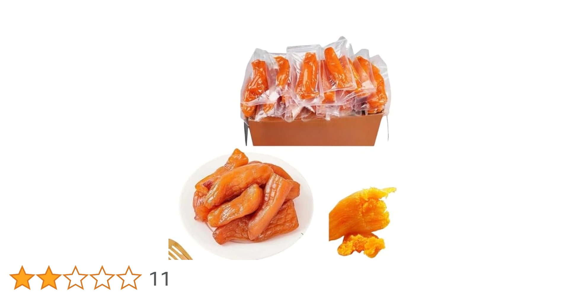 Amazon.co.jp: さつまいも干し低カロリー干し芋真空パック蒸し