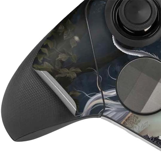 Skinit Decal Gaming Skin Compatible with Xbox Elite Wireless Controller Series 2 - Officially Licensed Nene Thomas Gothic Queen with Silver Dragon by Nene Thomas Design