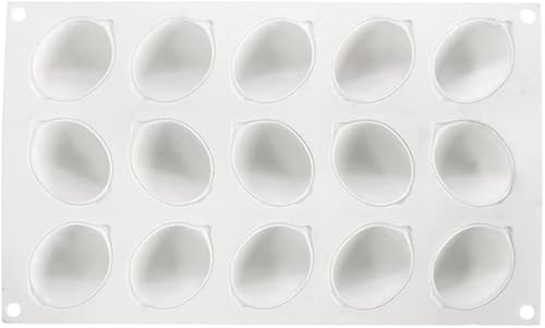 Miniatura 9 de Molde de silicona para hornear, antiadherente, pastelería, chocolate, pastel, postre, herramientas de decoración (2 unidades, limón Q_14 x 3.2 x