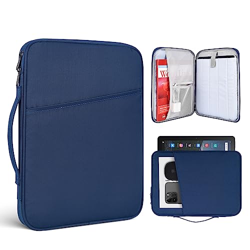Housse de Protection avec poignée pour Tablette Amazon Fire Max 11 2023/10,1', Fire HD 10 Plus Kids Pro, iPad 11e/Pro M4/Air M3 M2 11'/Samsung Galaxy Tab S8 S7 A8 11' 10,5' Bleu
