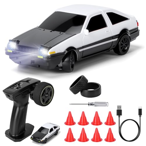 JONRRYIN Coche Teledirigido Drift, 1:43 Mini Drift RC...