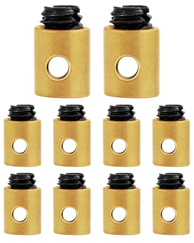 10 piezas de tornillos de cable de freno para pezones, piezas de repuesto sin soldadura para cable del acelerador de la motocicleta, accesorios para coche, moto, bicicleta, metal, 5 x 6 mm