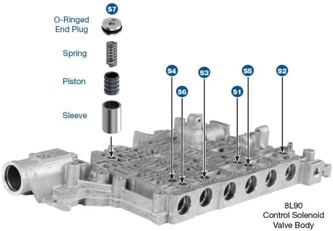 8L45, 8L90 Signal Accumulator Piston Kit Part No. 154740-06K