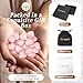 Crystals and Healing Stones Rose Quartz Heart Crystals 100% Natural Crystal Cute Mini Pocket Stones Palm Worry Stone Bulk Chakra Crystals and Stones for Women with Gift Box (20PCS)