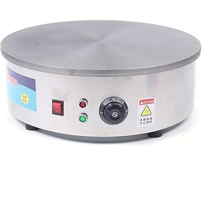 45CM Profi Crepes Maker Machine/CrepesgeräT Platte/Crepespfanne Pfannkuchenpfanne Antihaftbeschichtung ZubehöR Crepeseisen Crepesplatte Creperie Kreppmacher Elektrisch Gewerbe – Bild 7