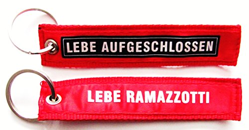 Preisvergleich Produktbild Ramazzotti - Lebe, lebe aufgeschlossen - Schlüsselanhänger