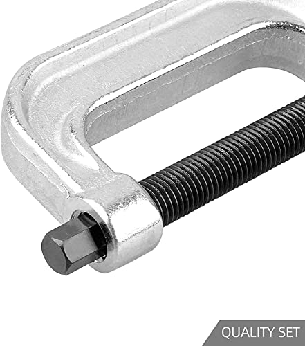 DAYUAN Kugelgelenkpresse & U-Gelenk-Entfernungswerkzeug-Set 10 TLG 4 in 1 Traggelenk Kugelgelenk Abzieher Ausdrücker 4 x 4 Radnaben Kreuzgelenke Werkzeug