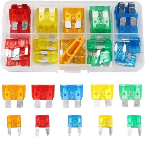 Fusibles à lame auto standard et mini boîte de rechange pour circuit 12V