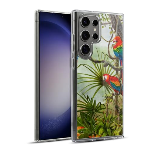 Carcasa flexible para Samsung S23 Ultra que evita arañazos con diseño de naturaleza
