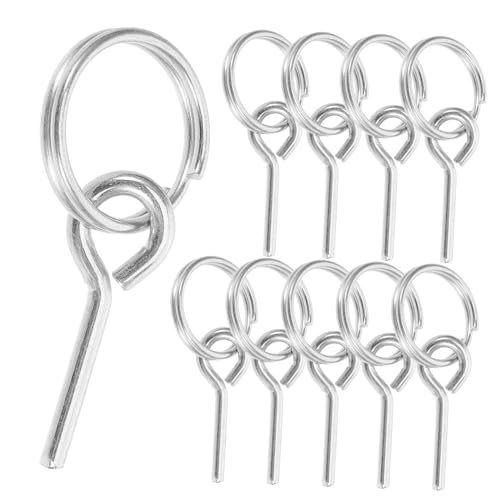 Tofficu Accessoires pour Tente De Camping Connecteurs en Fibre Optique, Goupilles De Connexion Légères, Lot de 10 Pièces, Compatibles Multiples Tentes, Usage Extérieur Randonnée Camping