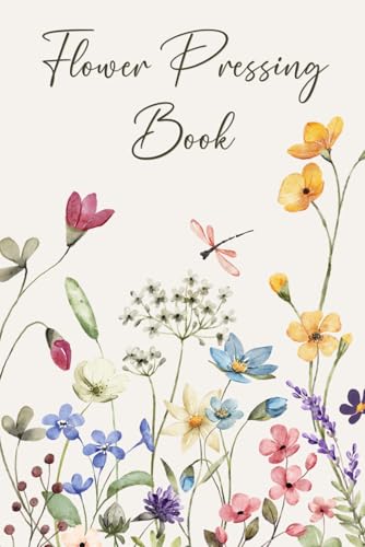 Flower Pressing Book | DIY Pressed Flower Art Book for Nature Lovers | Botanical Keepsake Log