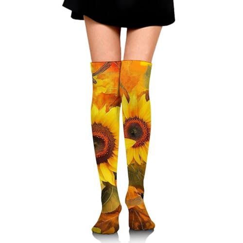 Women's Long Knee High Boot Socks, Novelty Over the Knee Socks Thigh High Stockings