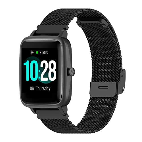 Correa de malla acero inoxidable ajustable para Xiaomi miniatura 6