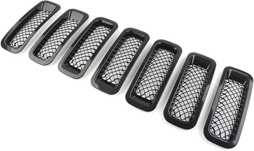 Grille de pare-chocs avant noire pour Jeep Patriot 2011-2017