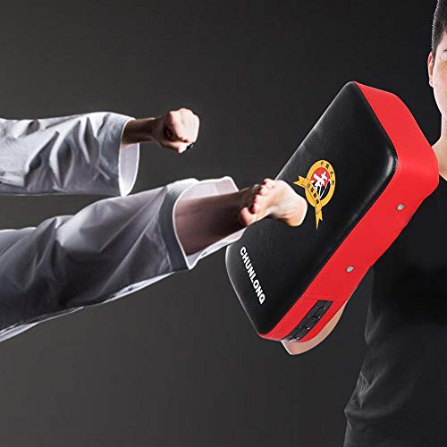 Tbest Taekwondo Pads, Martial Arts Boxing Karate MMA Target Pad, Red, ca 40 cm i diameter - Image 3