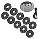 10 Stück Ersatzradklinge Rohrschneider Ersatzschneidräder 18 mm ADx 5mm IDx 3mm Ersatzrad für Rohrrohrschneider Kupferrohrschneider Rohrleitung Schneidegeräte