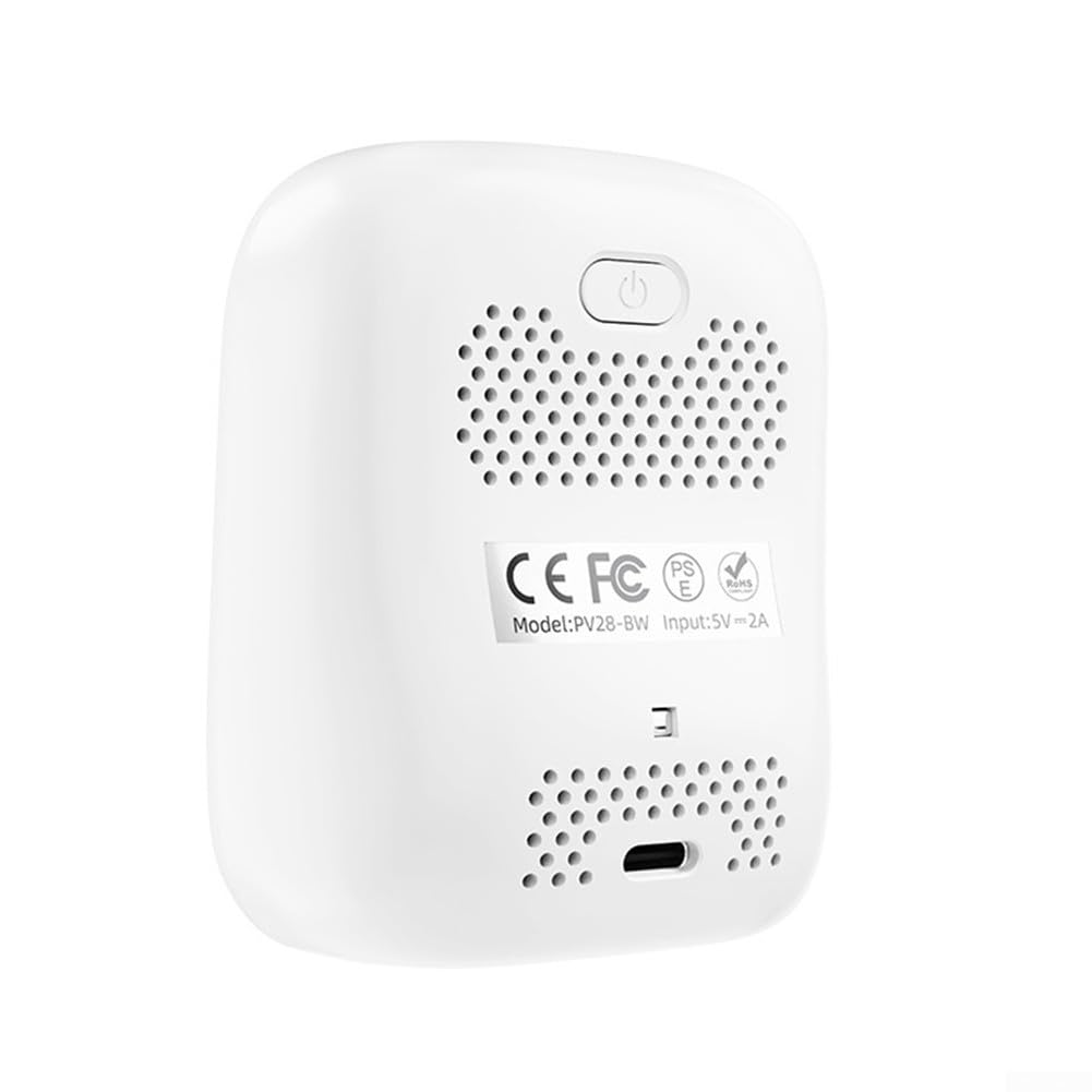 Misuratore di qualità dell'aria con controllo WiFi e app, analizzatore PM2.5 per temperatura e umidità, display digitale a LED, ricarica di tipo C (senza WiFi)