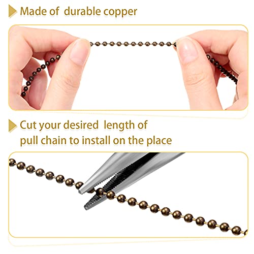 4 Pieces 13 Inch Vintage Bee Ceiling Fan Pulls Chain Decorative Ceiling Fan Chain Extenders Charm Pendant Ceiling Fan Dangler With Connector Ornaments For Ceiling Fan Light (Queen Bee Style) #TOP2