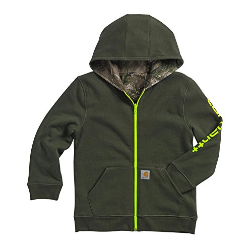 Image of Carhartt Boys' Hooded Half Zip Sweatshirt