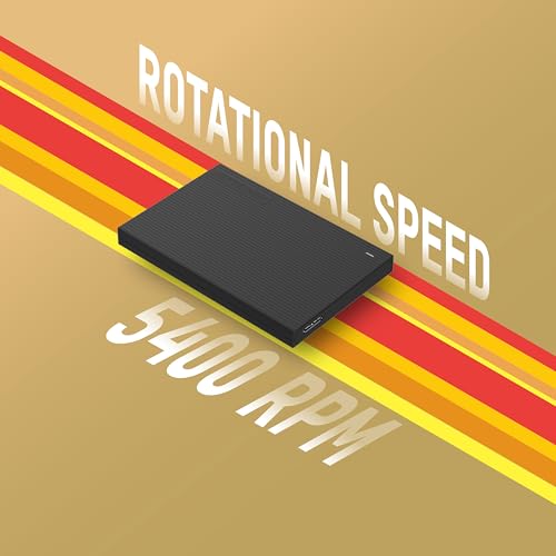 Image of Hikvision T30 2TB 2.5 inch Ultra Slim Portable External Hard Disk Drive HDD-USB 3.0 for PC, Mac, Laptop, PS4, Xbox one,Xbox 360,PHDD-Ext(Black) with 3 Yrs Warranty