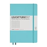 Leuchtturm1917 Medium Size (A5) Notebook / Journal, Ruling: Squared, Color: Light Blue Cover
