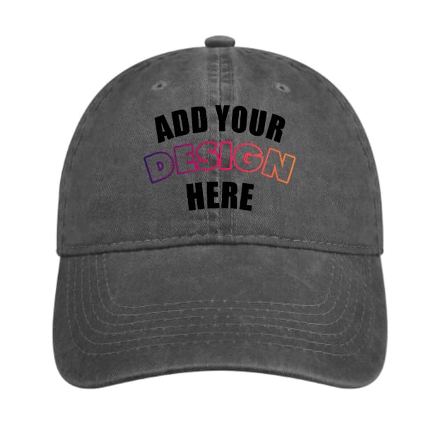 Custom Baseball Caps Personalized Text Logo Photo Custom Hats Classic Men's Women's