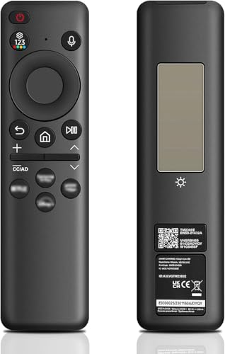 BN59-01432A Télécommande de Remplacement pour Samsung,Télécommande vocale Universelle Solaire pour Samsung Smart TVs,Samsung Smart 4K HD TV avec 4 Touches...