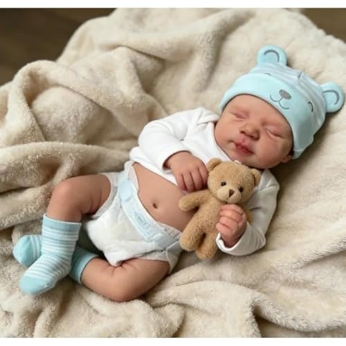 Muñeca Reborn Bebé Niña de Vinilo 18 Pulgadas con Accesorios miniatura 7