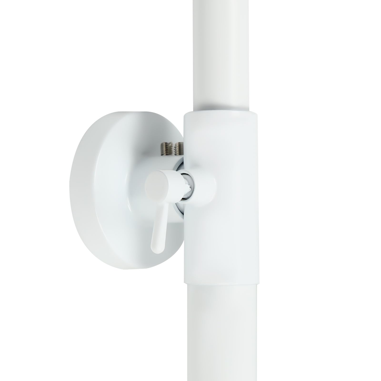 Sistema de ducha con alcachofa de mano, doble uso, 33,46 – 47,24 pulgadas, altura regulable, pulverización superior extragrande